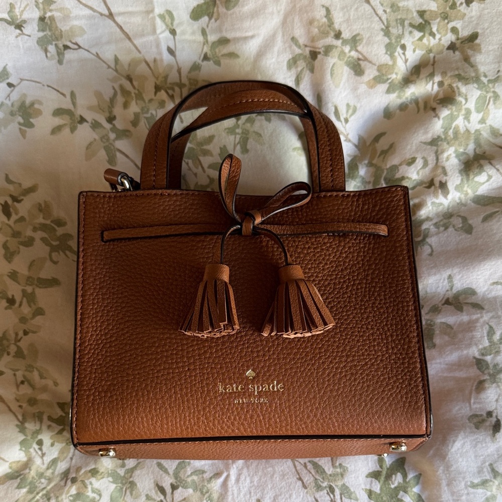 Kate Spade Tan Leather Satchel